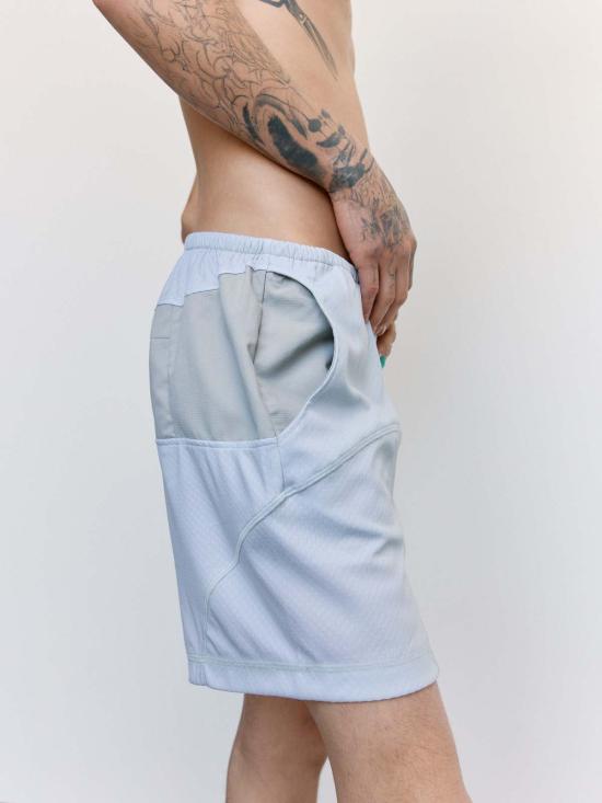  쥐알텐케이 숏팬츠 Gr10 K 테크니컬 저지 컴바크트 반바지 옅은 회색 - GR10K