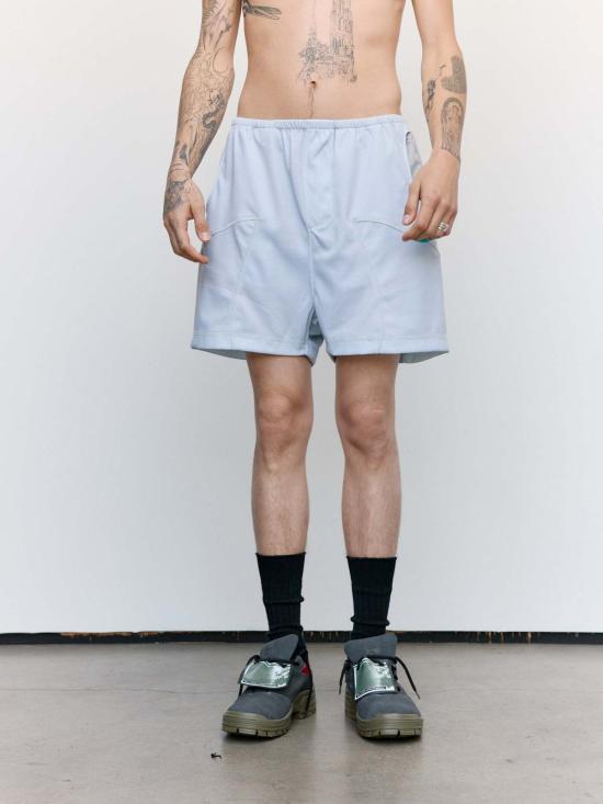  쥐알텐케이 숏팬츠 Gr10 K 테크니컬 저지 컴바크트 반바지 옅은 회색