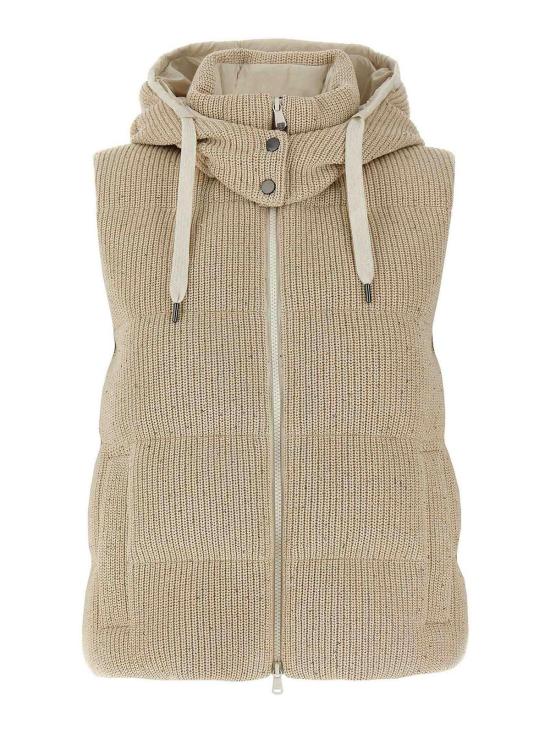  브루넬로 쿠치넬리 베스트 M0DVT2142CDR24 Beige