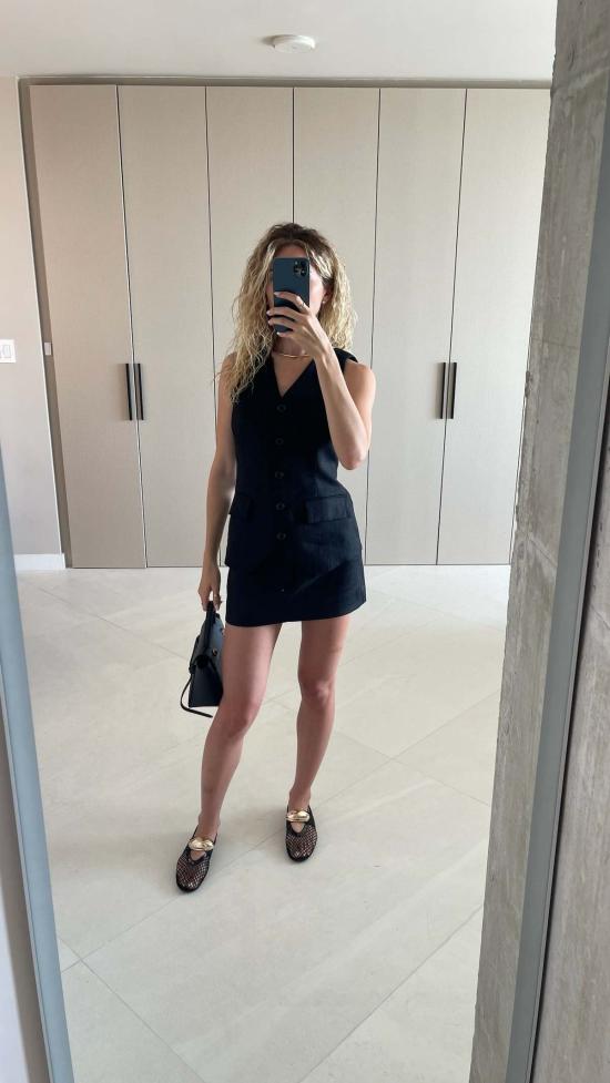  파렌테지 숏 스커트 셀레스테 - PARENTEZI