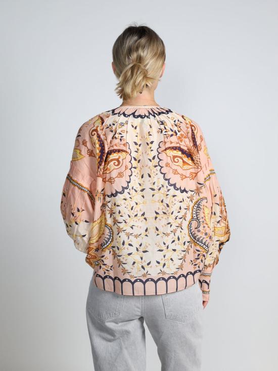  팜 리오 블라우스 자이푸르  베이지 - FARM RIO