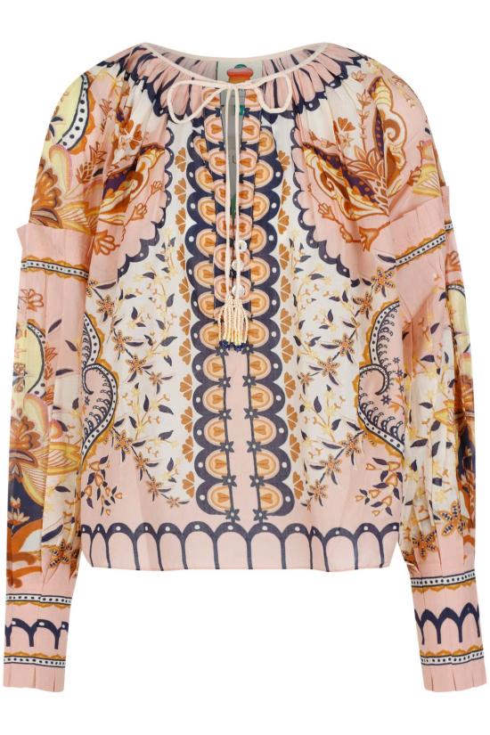  팜 리오 블라우스 자이푸르  베이지