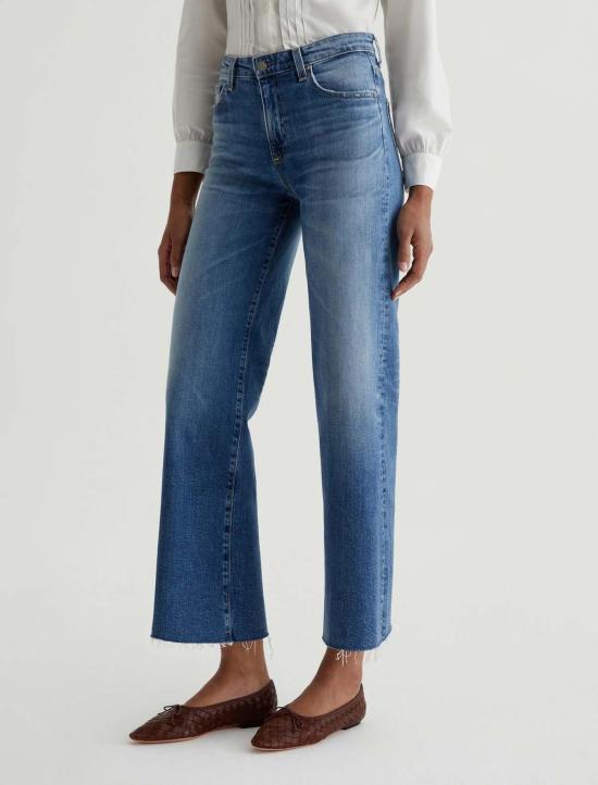  아드리아노 골드슈미드 데님 팬츠 Ag Jeans Saige 와이드 레그 크롭 16년 엽서 - ADRIANO GOLDSCHMIED