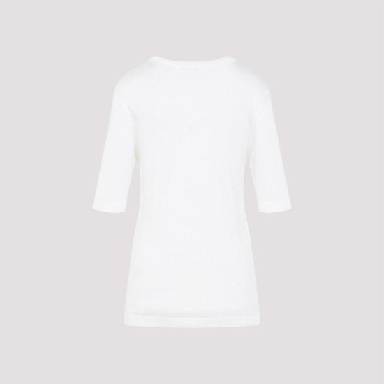 25SS 질샌더 반팔 티셔츠 J03GC0138 J18344 103 PIUMA WHITE - JIL SANDER