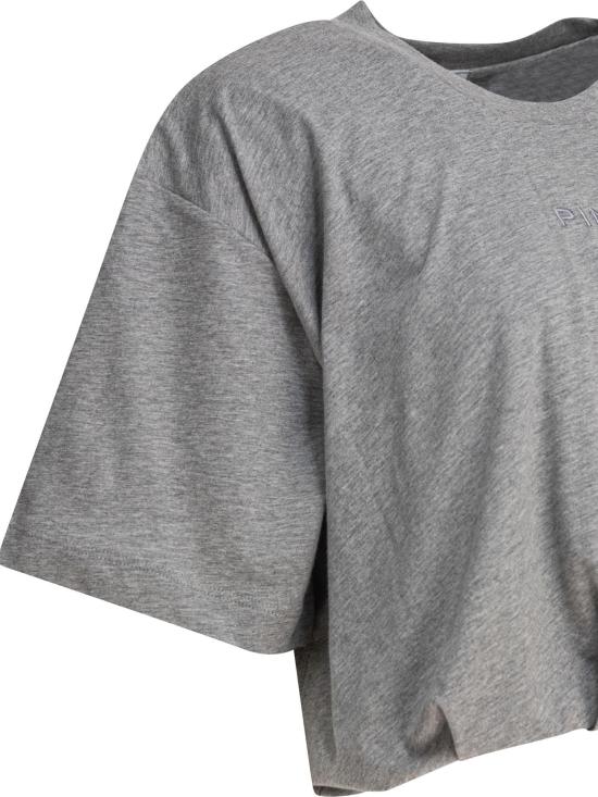 25SS 핑코 반팔 티셔츠 104257 A2F8 TORRONE I42 GRIGIO - PINKO