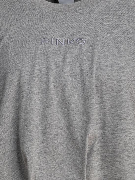 25SS 핑코 반팔 티셔츠 104257 A2F8 TORRONE I42 GRIGIO - PINKO