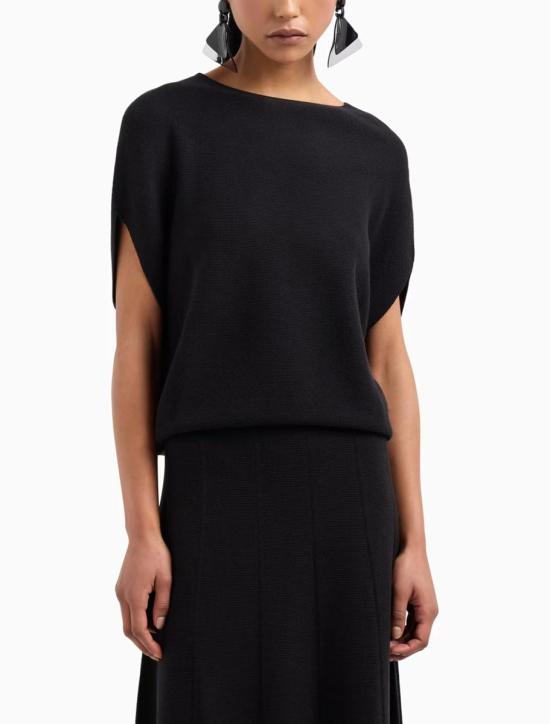 25SS 엠포리오 아르마니 스웨터 EW000958AF15108UC001 Black - EMPORIO ARMANI