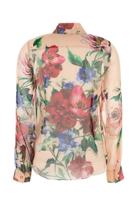 25SS 돌체앤가바나 긴팔 티셔츠 F5R64TIS1Y7 H25PR BFIORIANTICHIFNUD - DOLCE & GABBANA