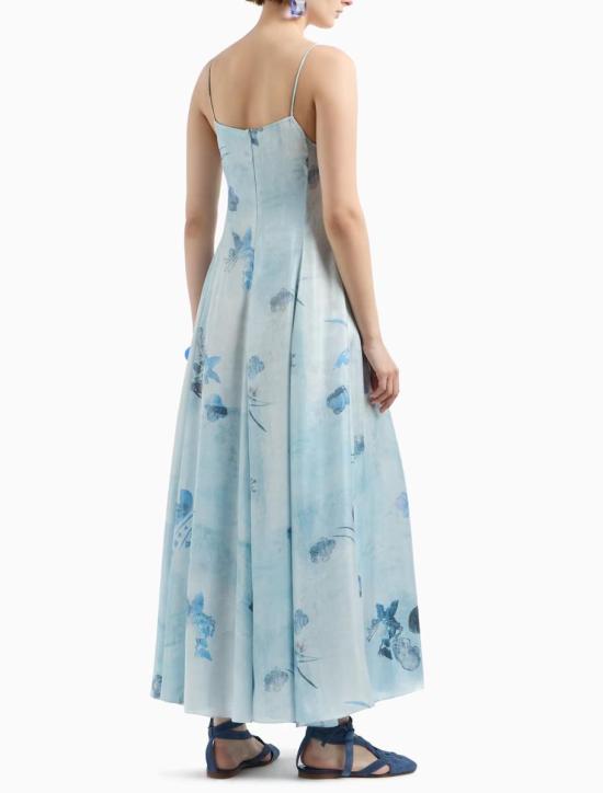 25SS 엠포리오 아르마니 롱 원피스 EW001535TE13523P1007 MULTICOLOUR - EMPORIO ARMANI