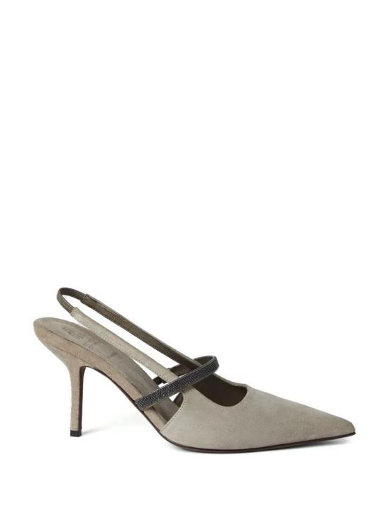 25SS 브루넬로 쿠치넬리 힐/펌프스 MZSFC2508 5859 GREY - BRUNELLO CUCINELLI