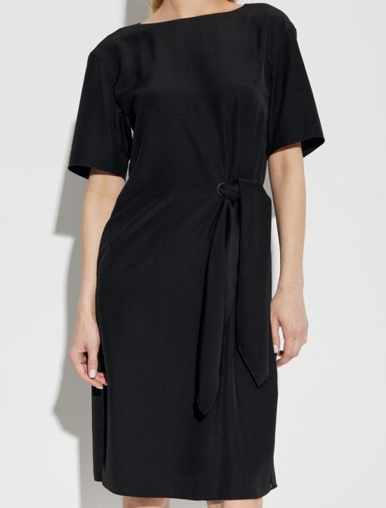 25SS 엠포리오 아르마니 미디 원피스 EW001538TE14039UC001 Black - EMPORIO ARMANI