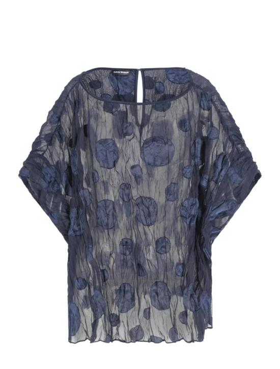 25SS 엠포리오 아르마니 반팔 티셔츠 EW000875AF12530F4031 DEEP BLUE