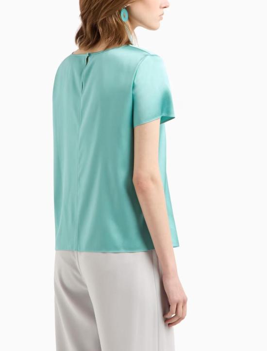 25SS 엠포리오 아르마니 반팔 티셔츠 8N2K152NXXZU9071 LAGOON GREEN - EMPORIO ARMANI