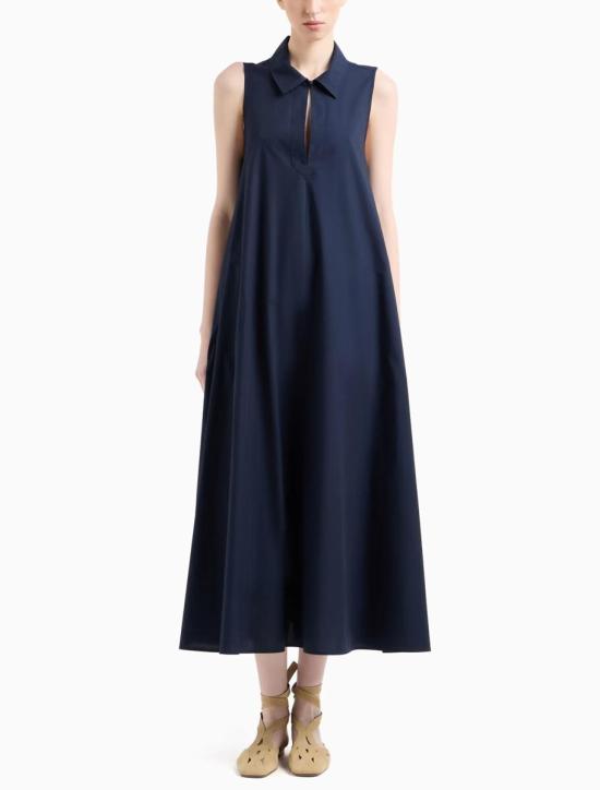 25SS 엠포리오 아르마니 롱 원피스 EW000768AF10010UB115 BLUE - EMPORIO ARMANI