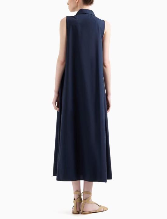 25SS 엠포리오 아르마니 롱 원피스 EW000768AF10010UB115 BLUE - EMPORIO ARMANI