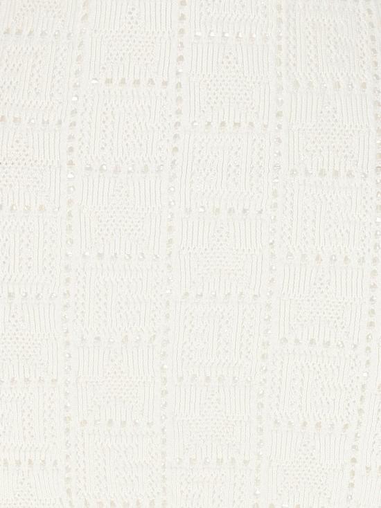  발망 숏 스커트 CF1RI001KF970FA WHITE - BALMAIN