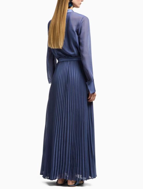 25SS 엠포리오 아르마니 롱 원피스 EW000839AF10209UB084 POWDERY BLUE - EMPORIO ARMANI