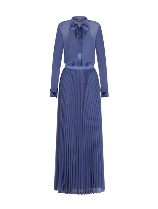 25SS 엠포리오 아르마니 롱 원피스 EW000839AF10209UB084 POWDERY BLUE