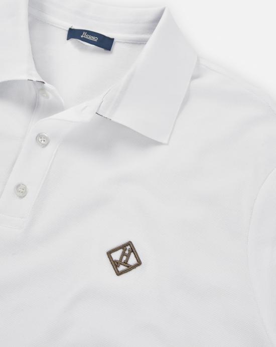 25SS 에르노 폴로 티셔츠 JPL00135U 540051000 White - HERNO