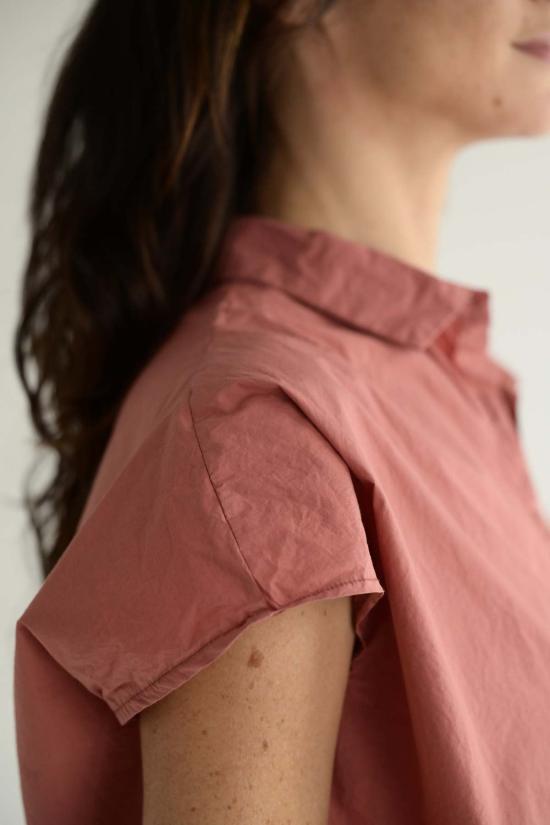  앨범 디 파밀리아 반팔 티셔츠 Album Di Famiglia 쇼트 민소매  코랄 - ALBUM DI FAMIGLIA