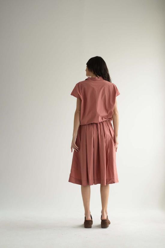  앨범 디 파밀리아 반팔 티셔츠 Album Di Famiglia 쇼트 민소매  코랄 - ALBUM DI FAMIGLIA