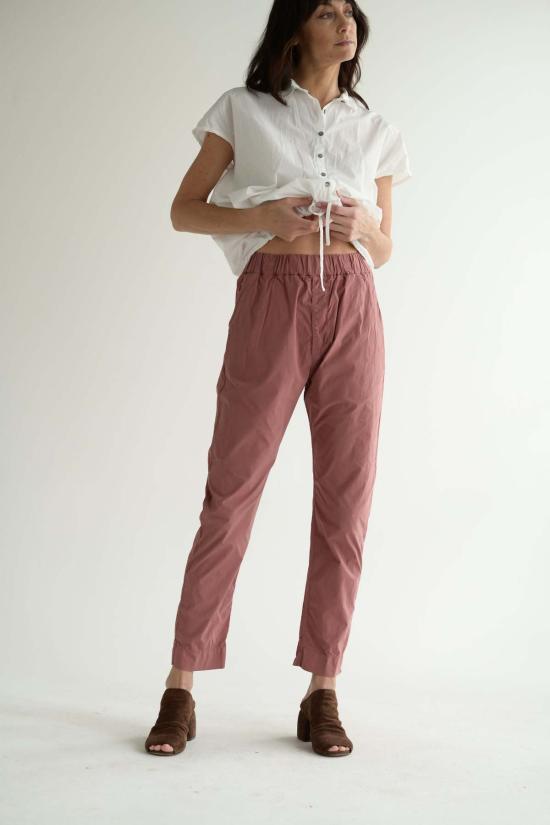  앨범 디 파밀리아 스트레이트 팬츠 앨범 Di Famiglia Slim Trouser Ts Coral - ALBUM DI FAMIGLIA