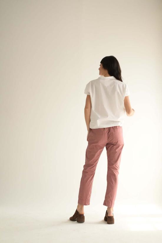  앨범 디 파밀리아 스트레이트 팬츠 앨범 Di Famiglia Slim Trouser Ts Coral - ALBUM DI FAMIGLIA