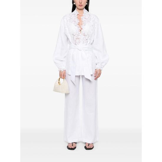 25SS 에르마노 설비노 블라우스 D464Q300NZR 10602 WHITE - ERMANNO SCERVINO