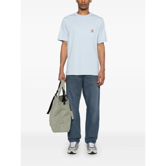 25SS 칼하트 반팔 티셔츠 I030434 2P5XX BLUE - CARHARTT