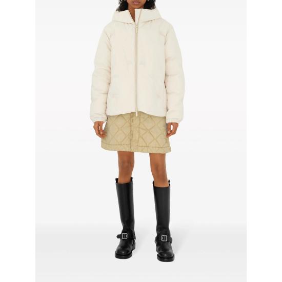  버버리 퀼티드 미니 숏 스커트 8081126 SP24 WO ZA B7348 NEUTRALS - BURBERRY