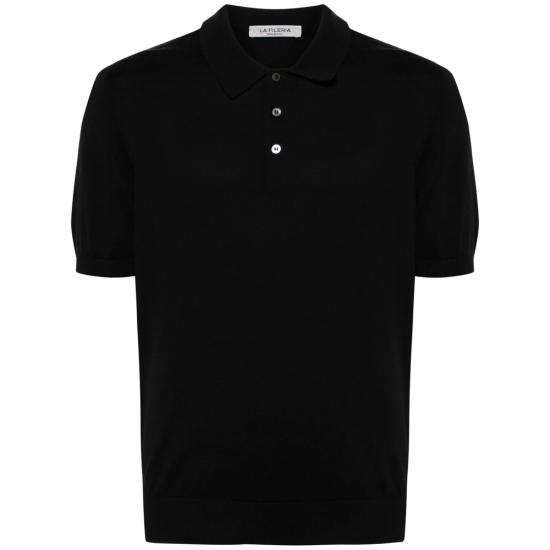 25SS 라 필러리아 폴로 티셔츠 43110 29401 099 BLACK