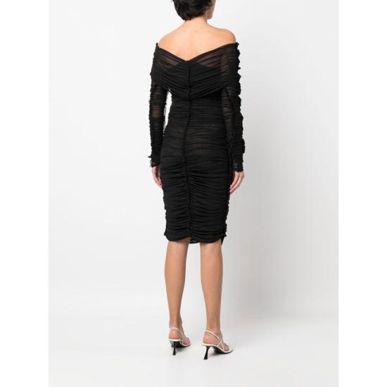  Ester Manas 미디 원피스 22DRS133ME1 BLACK - OTHER BRANDS