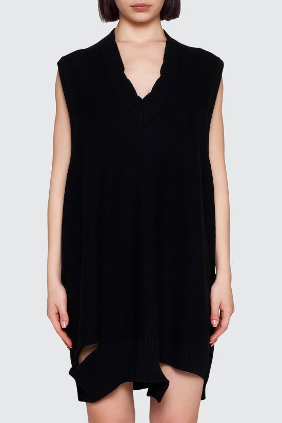 25SS MM6 메종마르지엘라 숏 원피스 S52DA0034 M13044900 Black - MM6 MAISON MARGIELA