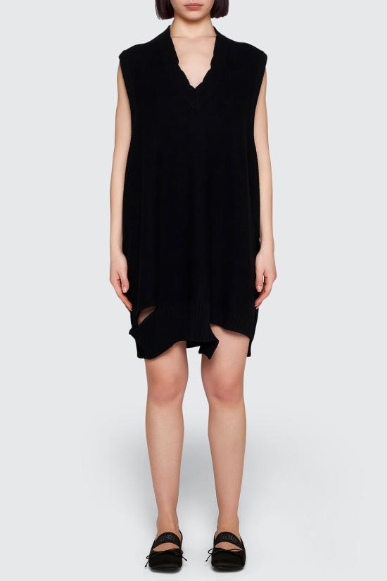 25SS MM6 메종마르지엘라 숏 원피스 S52DA0034 M13044900 Black - MM6 MAISON MARGIELA