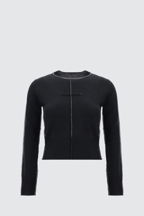 25SS MM6 메종마르지엘라 스웨터 S52HL0022 M13037900 Black