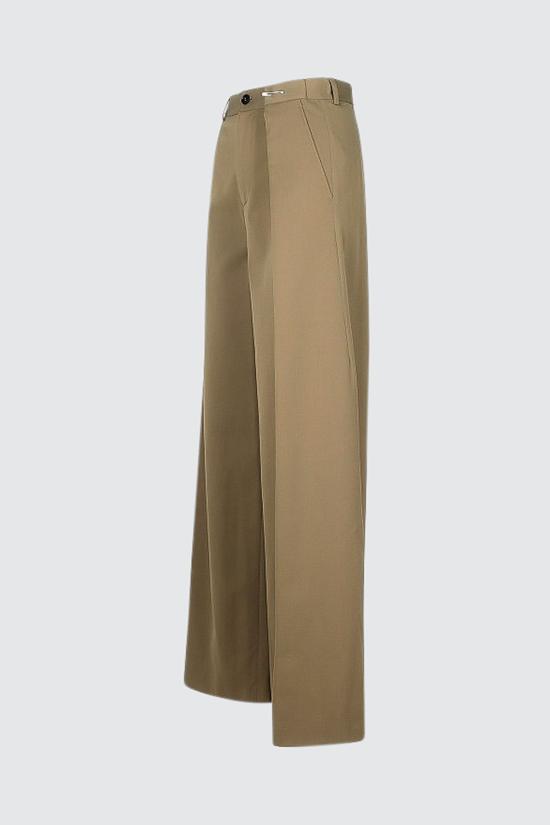 25SS MM6 메종마르지엘라 스트레이트 팬츠 S52KA0513 S47848741 Bus green - MM6 MAISON MARGIELA