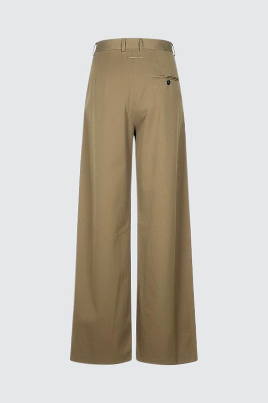 25SS MM6 메종마르지엘라 스트레이트 팬츠 S52KA0513 S47848741 Bus green - MM6 MAISON MARGIELA