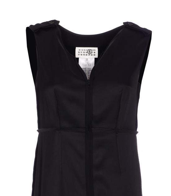 25SS MM6 메종마르지엘라 미디 원피스 S62DG0044 M35143900 Black - MM6 MAISON MARGIELA