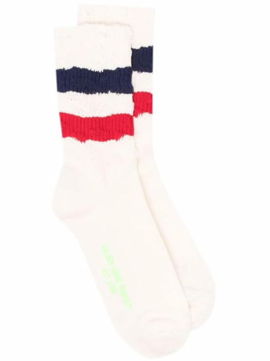 25SS 골든구스 양말 GUP00883P000488 81239 OL DWHITE RED NAVY GREEN FLUO