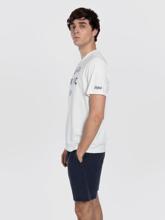 25SS 세인트바쓰 반팔 티셔츠 00024Hcotton classic t shirt - MC2 SAINT BARTH