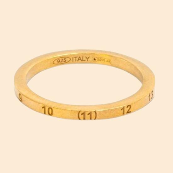 25SS 마르지엘라 기타 SI8UQ0002SV0129950 TUMBLED YELLOW GOLD DOM