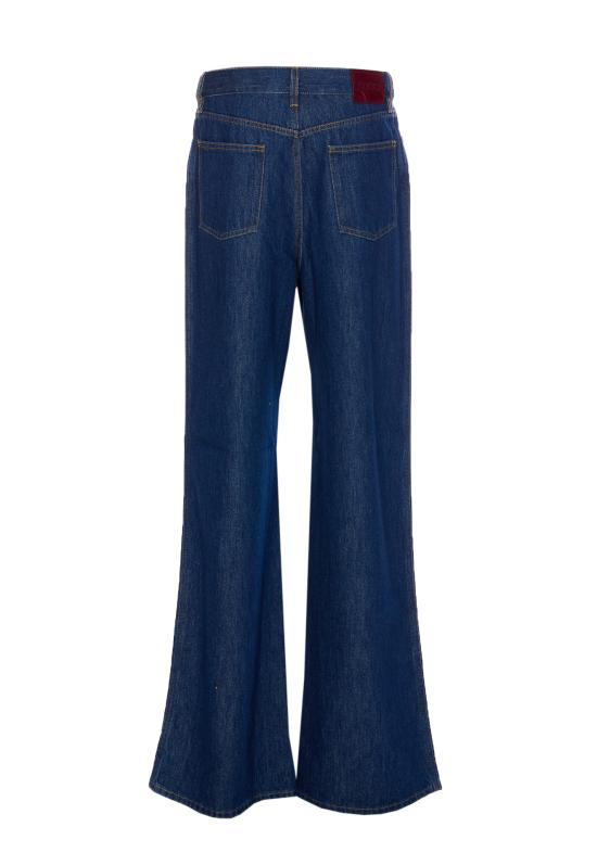 25SS 구찌 스트레이트 팬츠 812268 XDC5F4100 Blue - GUCCI