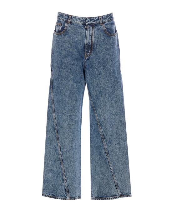 25SS 알라이아 데님 팬츠 AA9P1161T535A 524 Blue