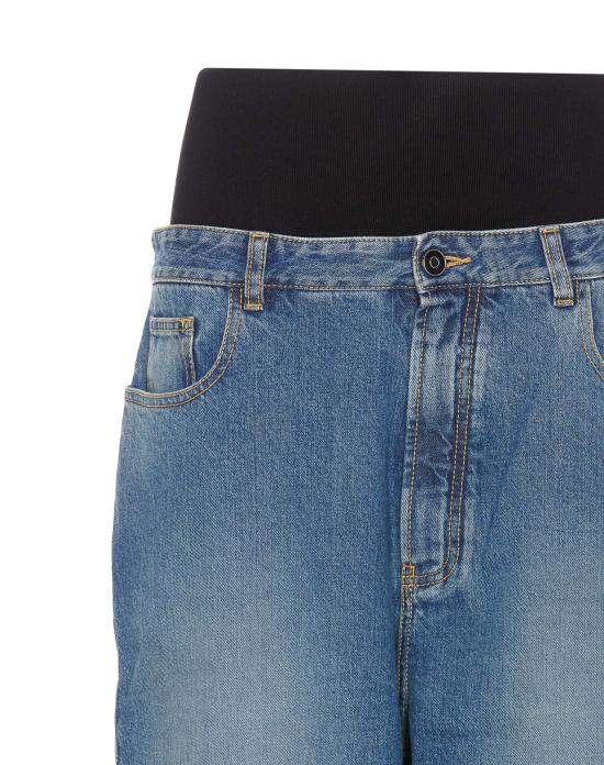 25SS 알라이아 데님 팬츠 AA9P0155T5364 525 Blue - ALAIA