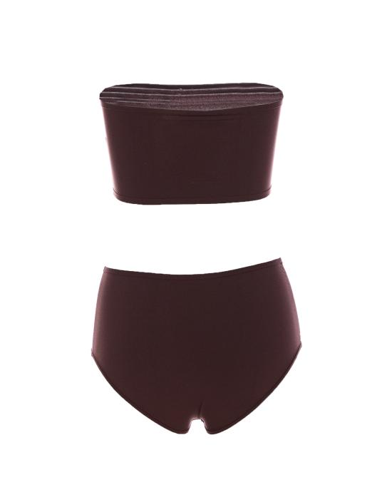 25SS 알라이아 반팔 티셔츠 AA9A1024M826A 719 Brown - ALAIA