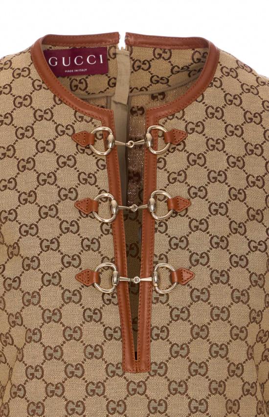 25SS 구찌 미디 원피스 820404 Z8BZA2190 Beige - GUCCI