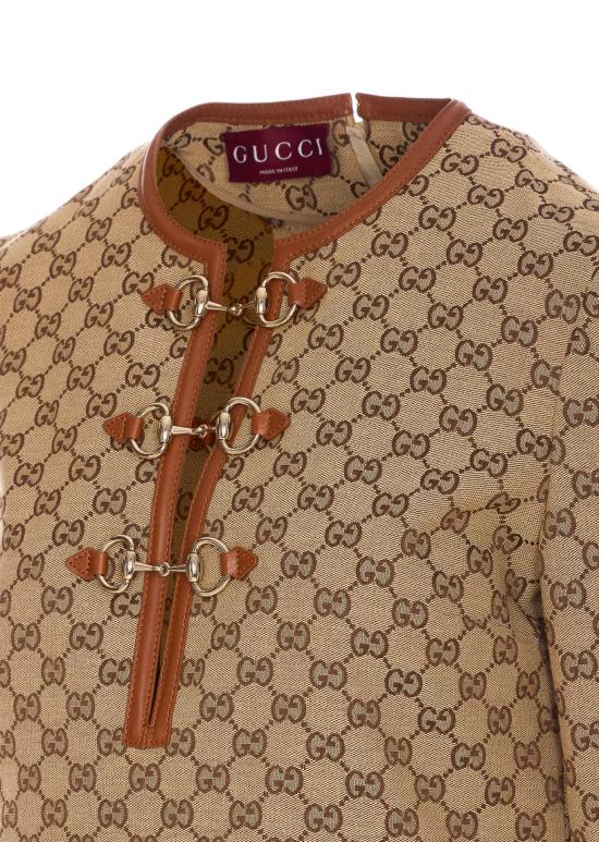 25SS 구찌 미디 원피스 820404 Z8BZA2190 Beige - GUCCI