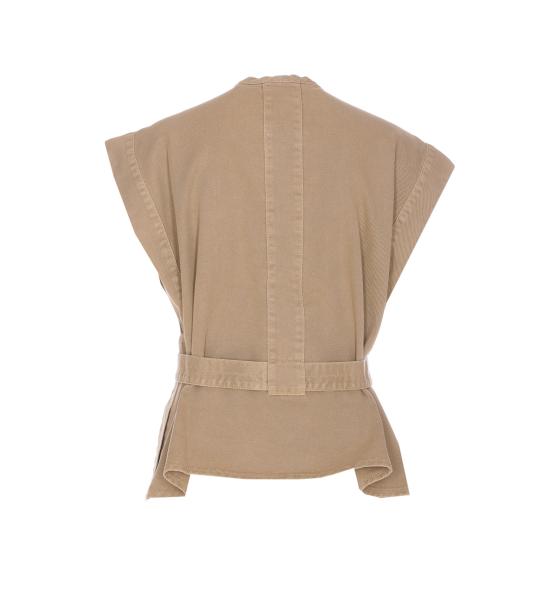 25SS 르메르 민소매 티셔츠 TO1227 LD1043BG223 Beige - LEMAIRE