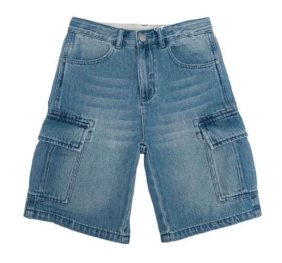 25SS [키즈] 스텔라 맥카트니 쇼츠/버뮤다 TW6Q69 Z0746685 Blue - STELLA MCCARTNEY