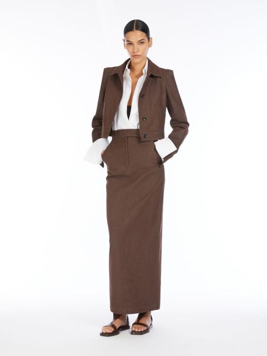 25SS 막스마라 자켓 2511041013600 002 Brown - MAX MARA